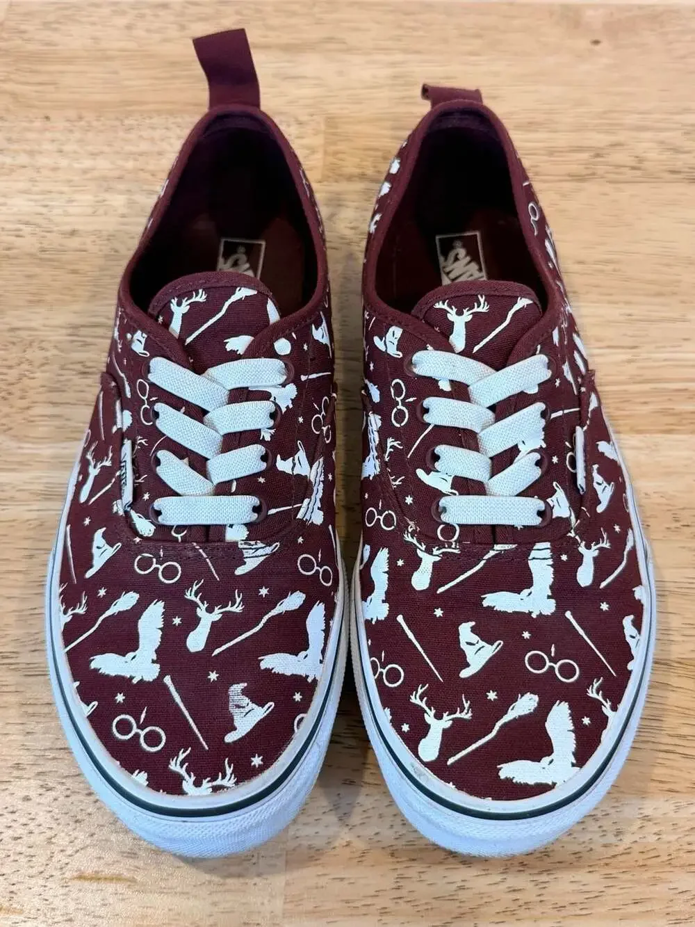 Vans x Harry Potter Authentic Maroon Shoes Big Kids Size 7